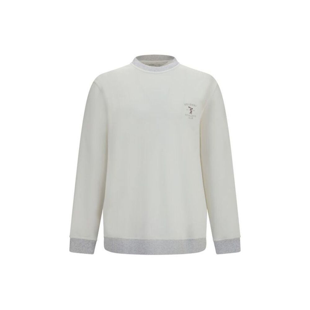 Brunello Cucinelli White Cotton Men's Sweatshirt